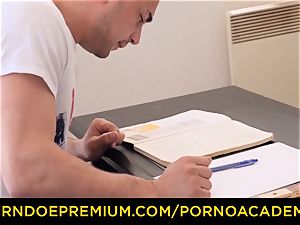pornography ACADEMIE - Tina Kay gets dp in steaming school orgy